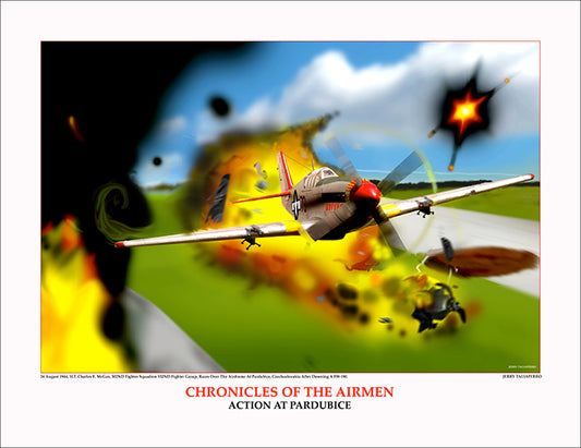 Action At Pardubice, Chronicle Of The Airmen