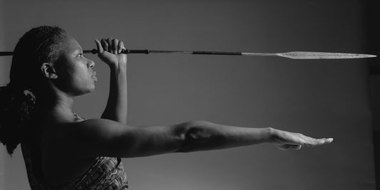 Debra With Spear